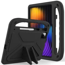 For Xiaomi Poco Pad X1 / Pad 8 Pro / Pad 8 / Pad 7 Pro / Pad 7 Case Hand Grip Kickstand Tablet EVA Cover - Black