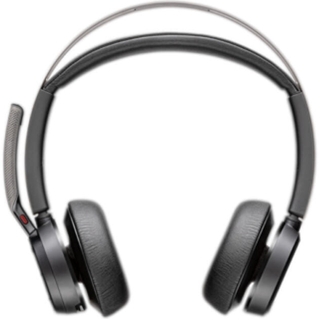 HP Poly Voyager Focus 2 Microsoft Teams Certified USB-C-C Headset +USB-C/A Adapter +Charging Stand