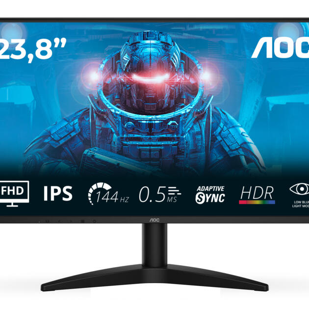 AOC 24B36X computer monitor 60.5 cm (23.8") 1920 x 1080 pixels Full HD LED Black