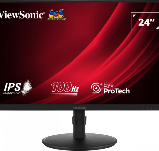 Viewsonic VG2408A-MHD computer monitor 61 cm (24") 1920 x 1080 pixels Full HD LED Black