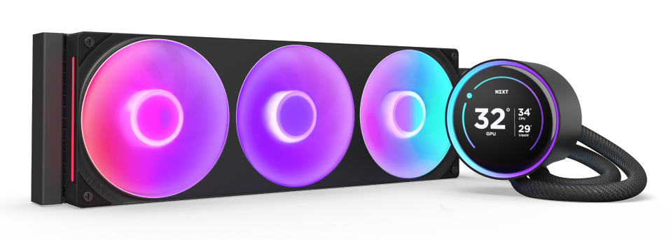 NZXT Kraken Elite 420 RGB Processor All-in-one liquid cooler 14 cm Black 1 pc(s)