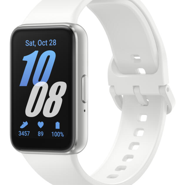 Samsung Galaxy Fit3 4.06 cm (1.6") AMOLED 40 mm Digital 256 x 402 pixels Touchscreen Silver