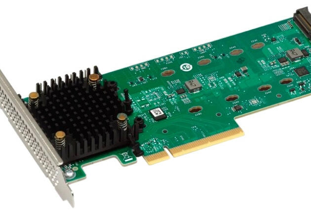 Broadcom 9540-2M2 RAID controller PCI Express x8 4.0