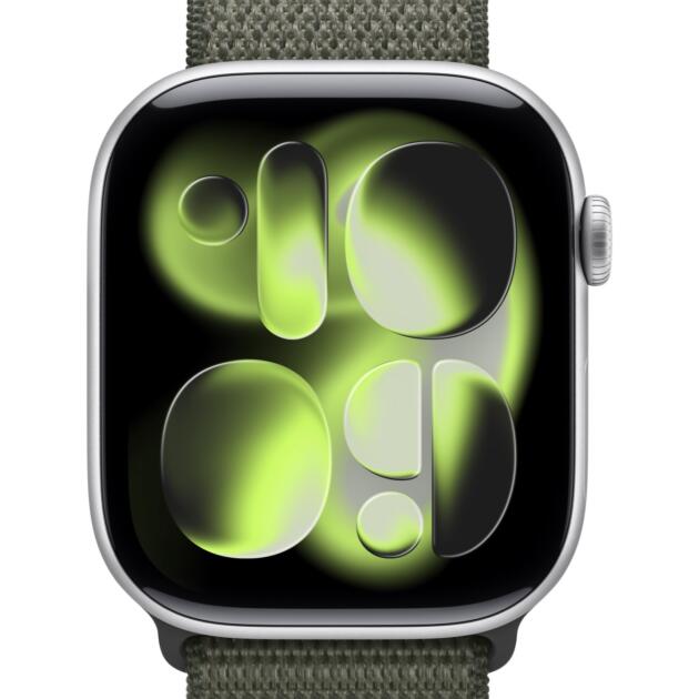 Apple MFFJ4ZM/A Smart Wearable Accessories Band Green Nylon, Recycled polyester, Spandex