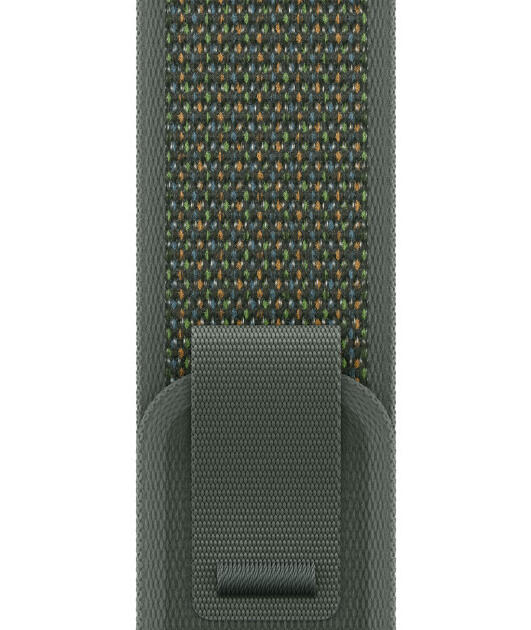 Apple 49mm Green Trail Loop - M/L - Natural Titanium Finish