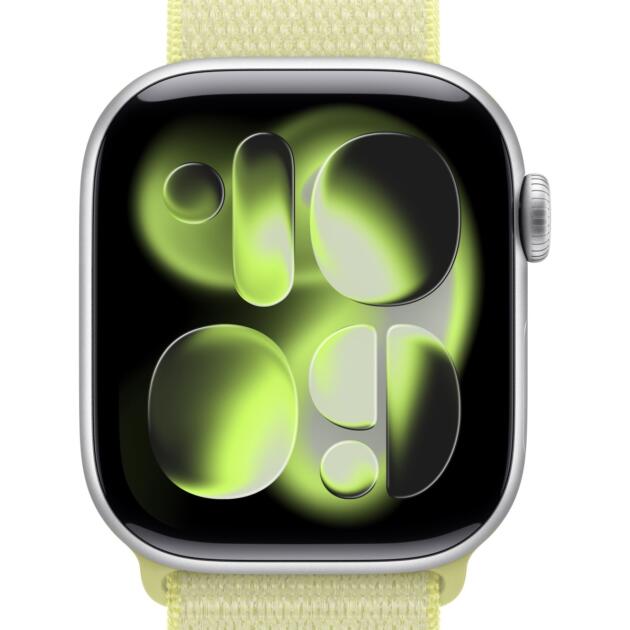 Apple MFFF4ZM/A Smart Wearable Accessories Band Yellow Nylon, Recycled polyester, Spandex