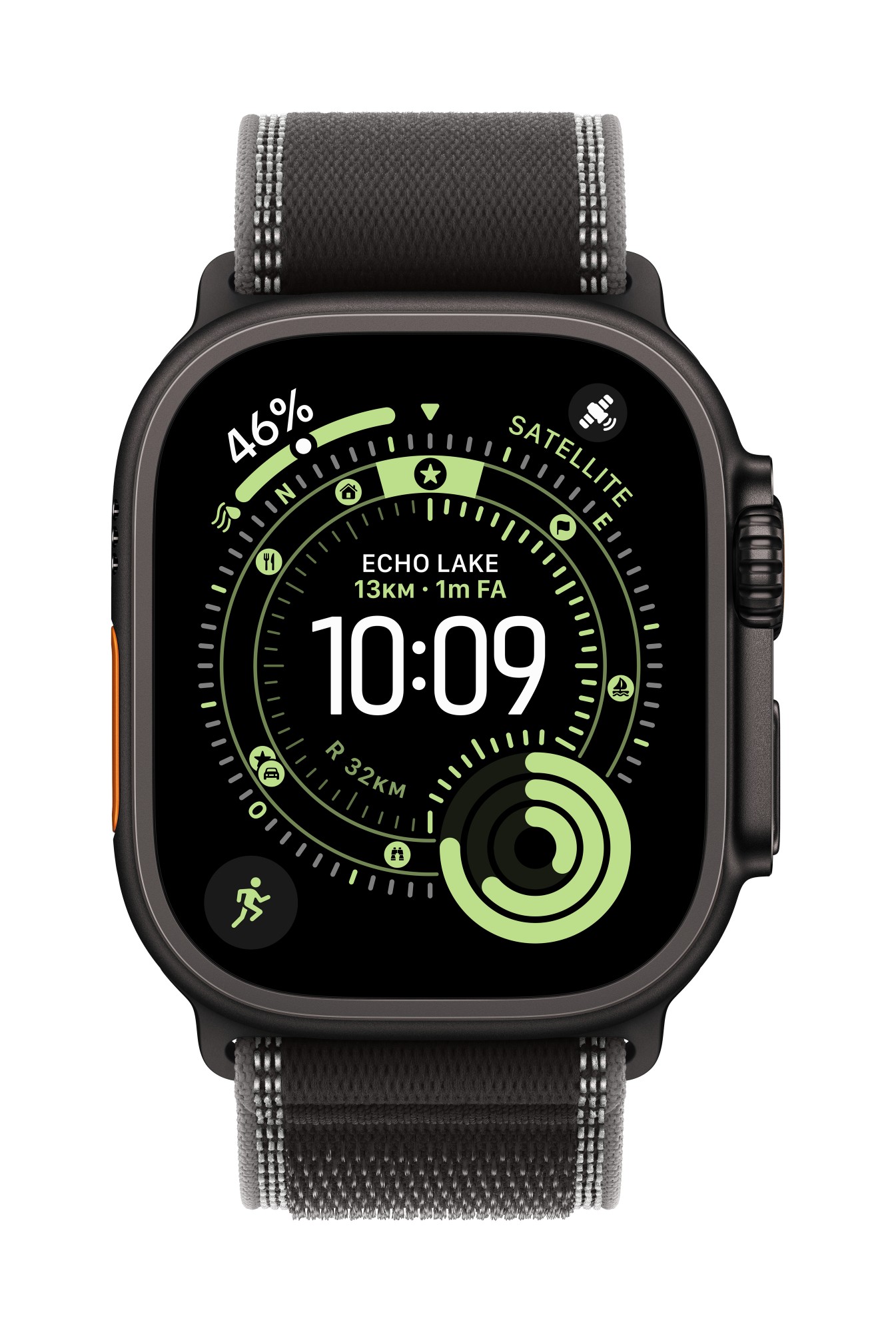 Apple MG9U4ZM/A Smart Wearable Accessories Band Black Titanium, Polyester, Spandex, Nylon