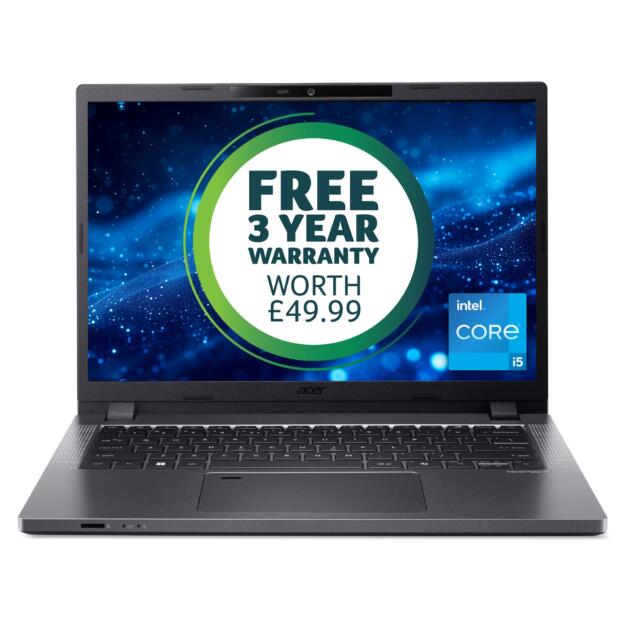 Acer TravelMate P2 (TMP214-55-G2-TCO) Intel i5-1335U, 8GB, 256GB SSD, 14" WUXGA, Win11Pro Notebook