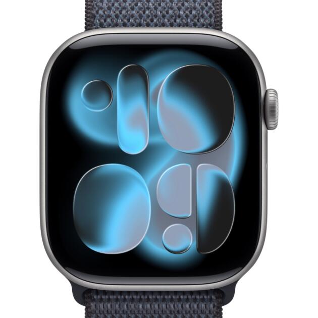 Apple MFFH4ZM/A Smart Wearable Accessories Band Blue Nylon, Recycled polyester, Spandex