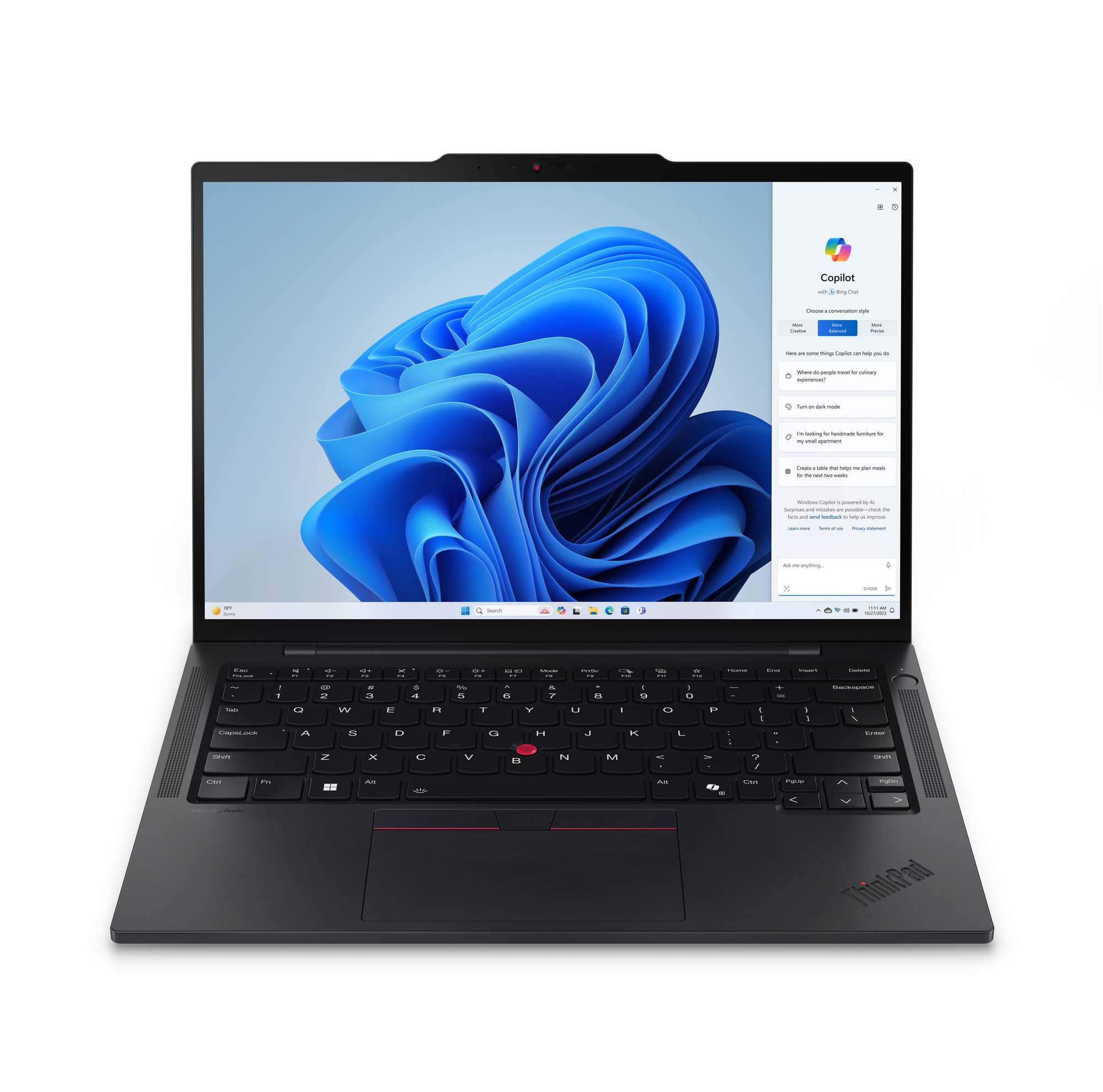 Lenovo ThinkPad T14s Gen 5 Intel Core Ultra 7 155U Laptop 35.6 cm (14") WUXGA 16 GB LPDDR5x-SDRAM 512 GB SSD Wi-Fi 6E (802.11ax) Windows 11 Pro UK English Black