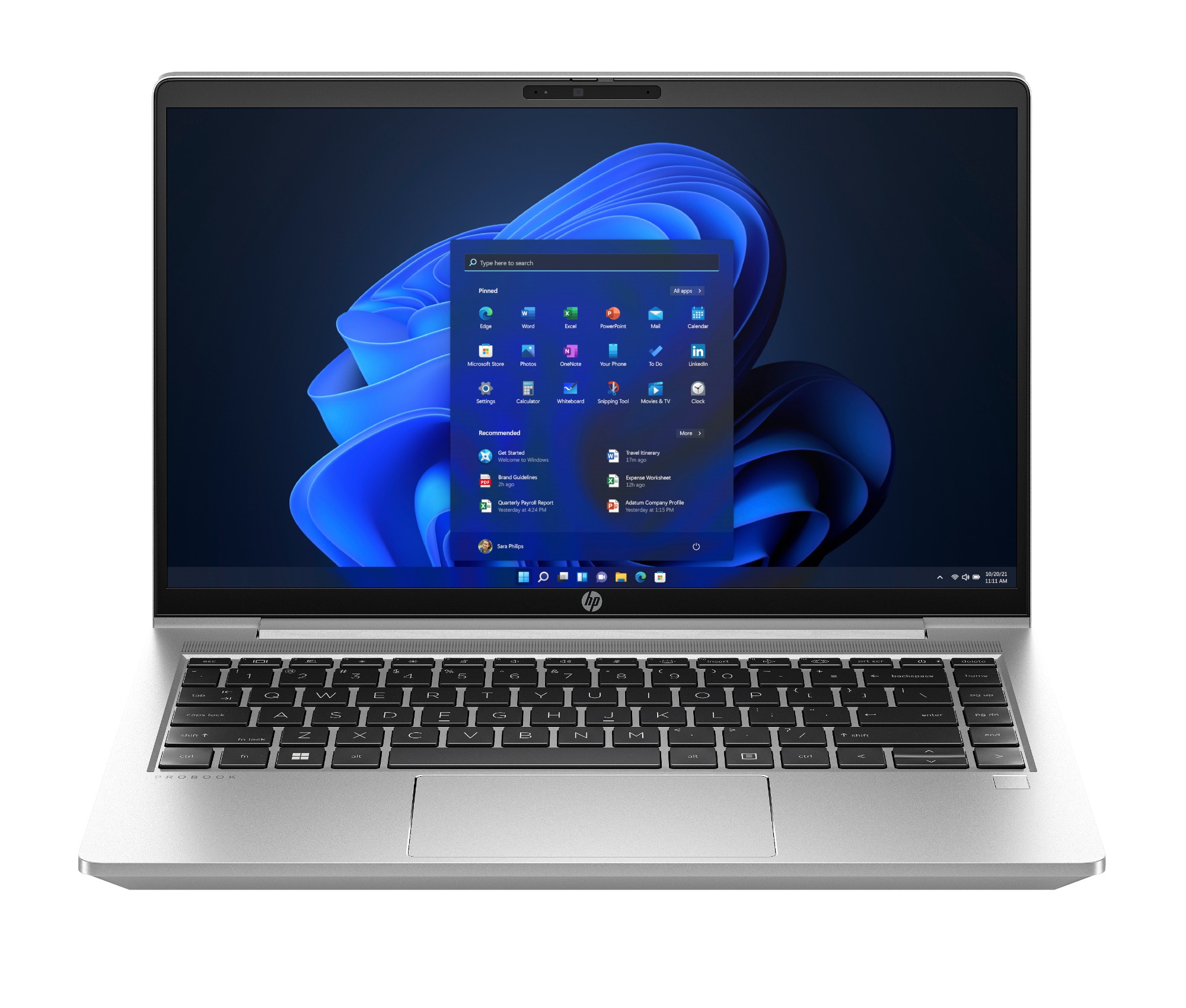 HP ProBook 445 G10 AMD Ryzen™ 5 7530U Laptop 35.6 cm (14") Full HD 16 GB DDR4-SDRAM 512 GB SSD Wi-Fi 6E (802.11ax) Windows 11 Pro Silver