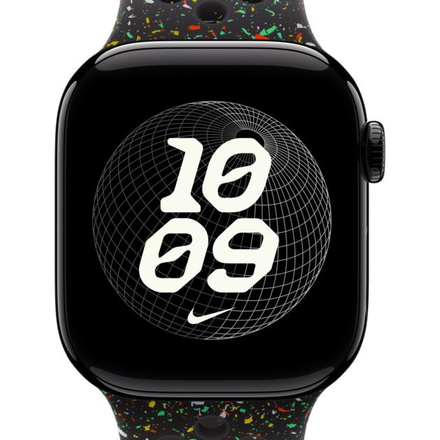 Apple MGAF4ZM/A Smart Wearable Accessories Band Black Aluminium, Fluoroelastomer