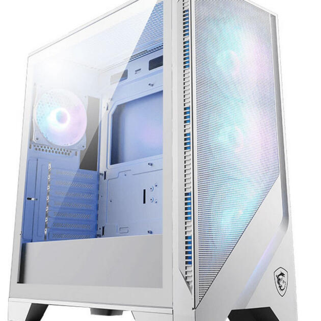 MSI MAG FORGE 320R AIRFLOW Micro Tower Transparent, White