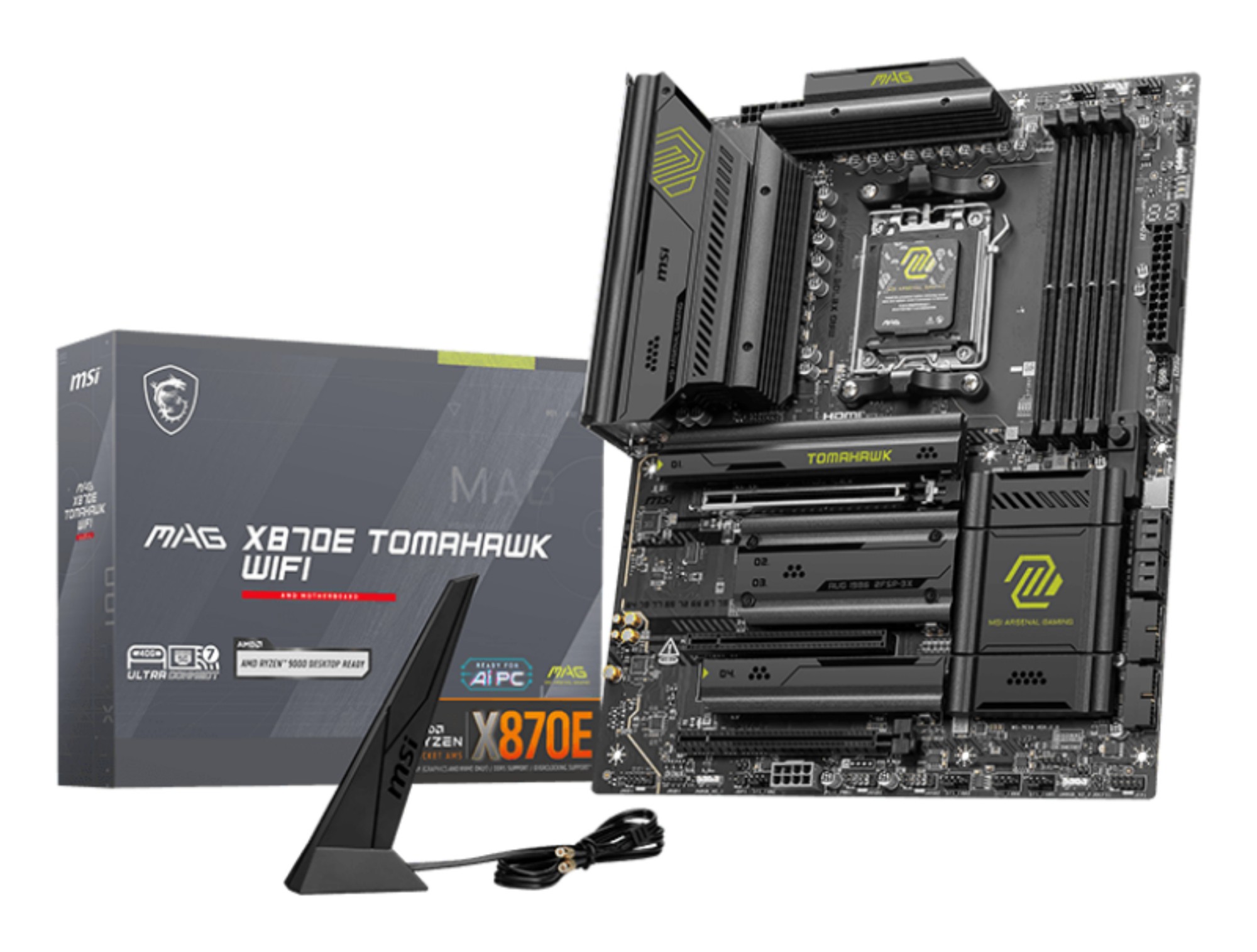 MSI MAG X870E TOMAHAWK WIFI motherboard AMD X870E Socket AM5 ATX