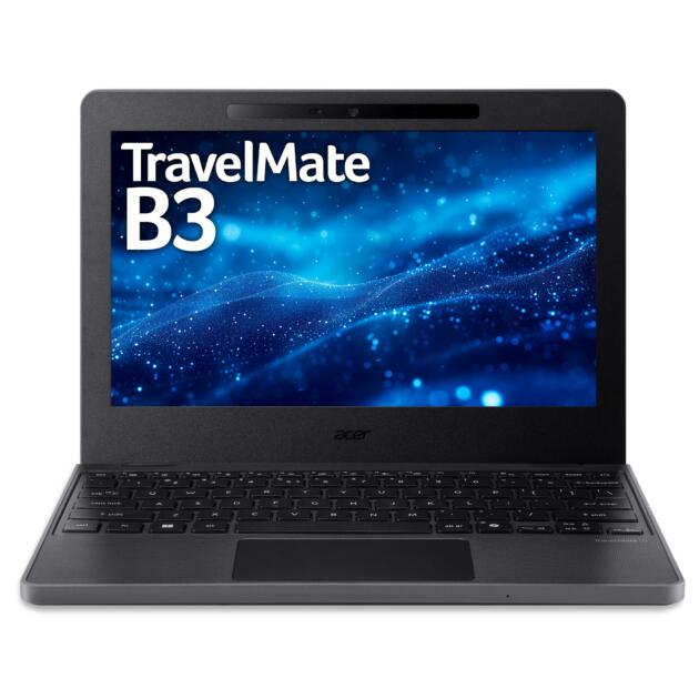 Acer TravelMate B3 TMB311-34 - 11.6" HD, Intel N150, 4GB, 128GB eMMC, Windows 11 Pro Education Notebook