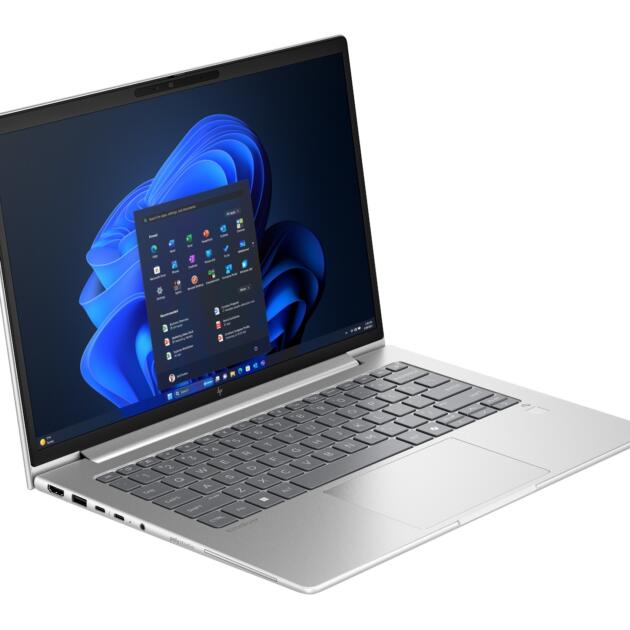 HP EliteBook 6 G1a Next Gen AI PC Copilot+ PC AMD Ryzen AI 5 340 Laptop 35.6 cm (14") WUXGA 24 GB DDR5-SDRAM 512 GB SSD Wi-Fi 6E (802.11ax) Windows 11 Pro Silver