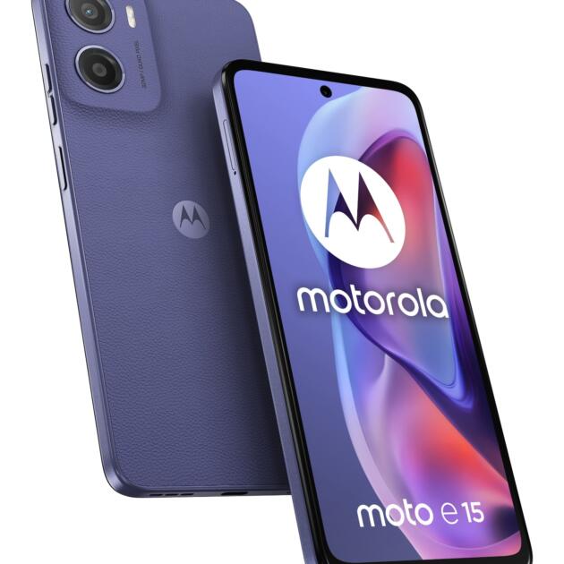 Motorola moto e15 16.9 cm (6.67") Dual SIM Android 14 Go edition 4G USB Type-C 2 GB 64 GB 5200 mAh Lavender
