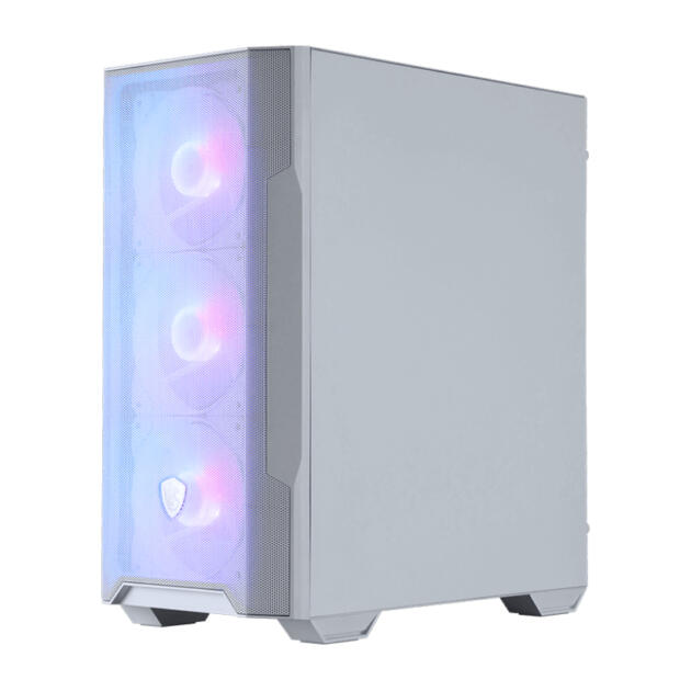 MSI MAG Forge M100R Midi Tower Transparent, White