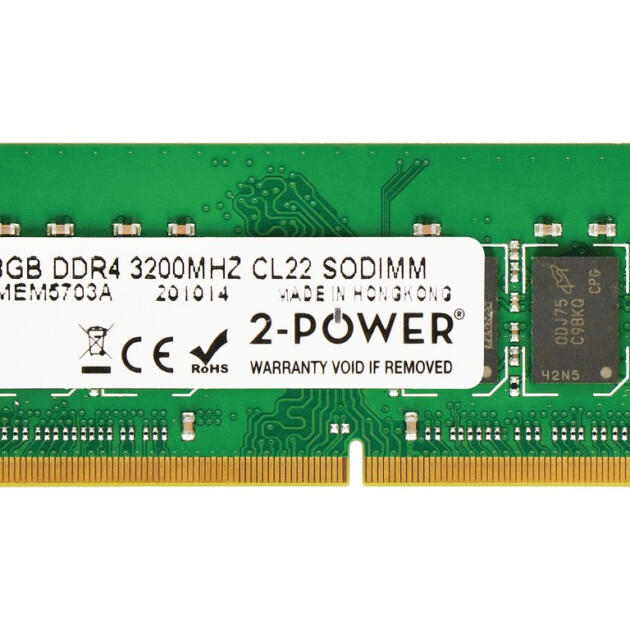 2-Power 2P-5M30Z71720 memory module 8 GB 1 x 8 GB DDR4