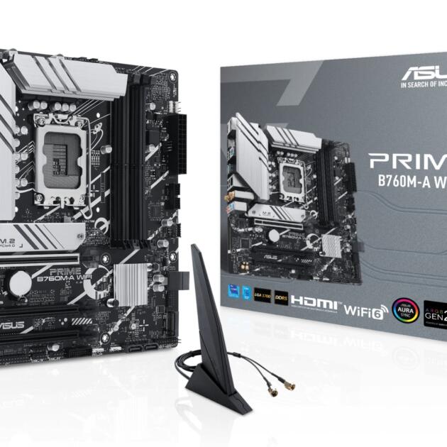 ASUS PRIME B760M-A WIFI Intel B760 LGA 1700 micro ATX