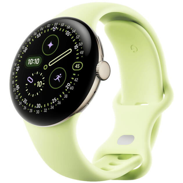 Google Pixel Watch 4 AMOLED 41 mm Digital Touchscreen Gold Wi-Fi GPS (satellite)