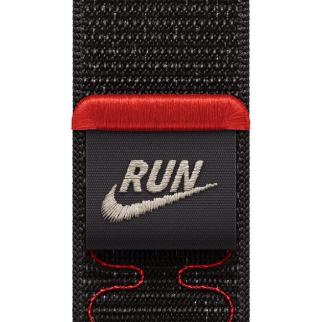 Apple Nike Sport Loop Band Black Nylon, Recycled polyester, Spandex
