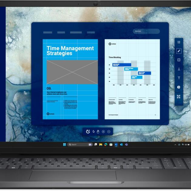 DELL Pro 16 PC16250 Intel Core 5 120U Laptop 40.6 cm (16") Full HD+ 8 GB DDR5-SDRAM 512 GB SSD Wi-Fi 6E (802.11ax) Windows 11 Pro UK English Black