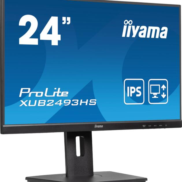 iiyama ProLite XUB2493HS-B6 computer monitor 60.5 cm (23.8") 1920 x 1080 pixels Full HD LED Black